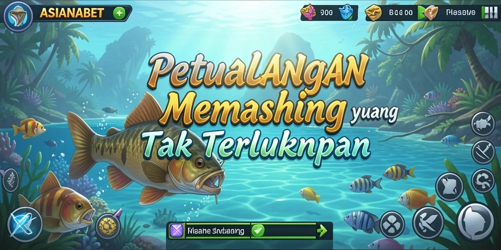 Tangkapan layar gameplay ASIANABET yang menarik dan menantang dalam memancing.