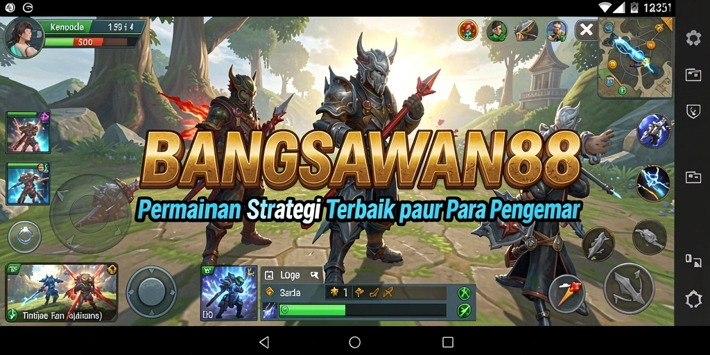 Tangkapan layar gameplay <strong>BANGSAWAN88</strong> menunjukkan aksi strategis yang mendebarkan.