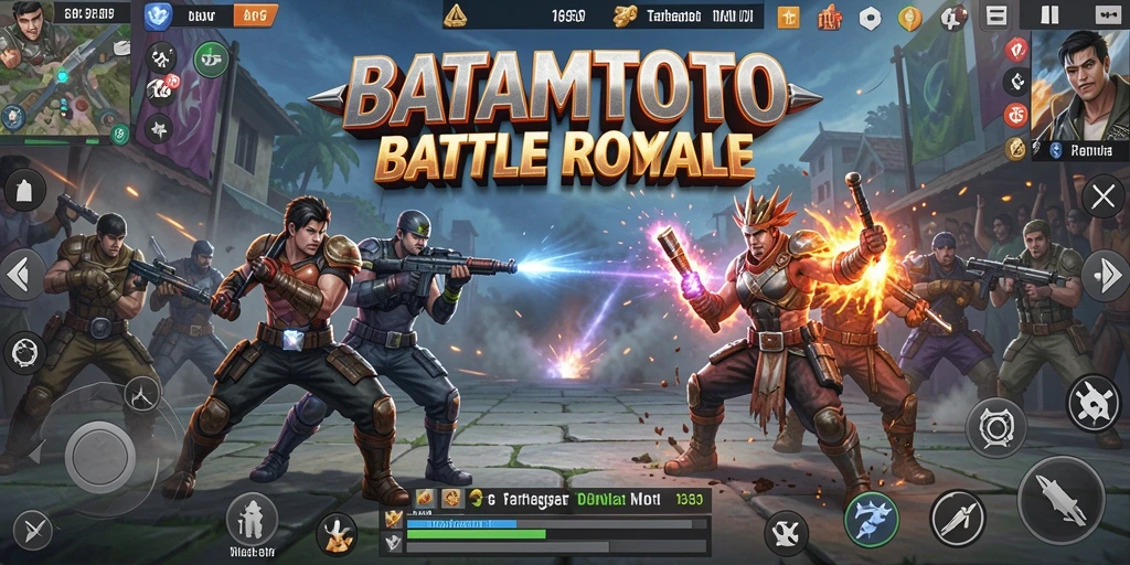 Gameplay intens dari BATAMTOTO yang menampilkan pertempuran seru.