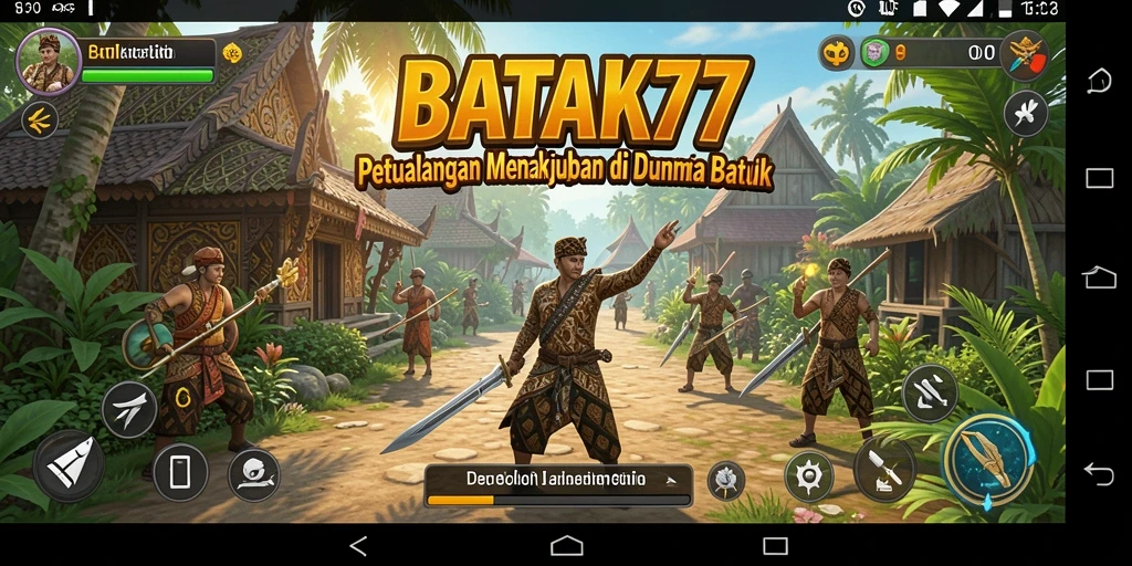 Gameplay menakjubkan dari BATIK77 dengan elemen budaya batik.