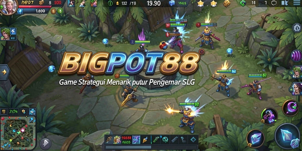 Tampilan gameplay menarik dari BIGPOT88 dalam pertempuran strategis.