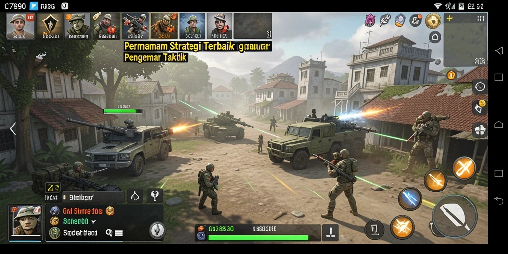 Screenshot gameplay C7890 menampilkan aksi strategis yang mendebarkan.