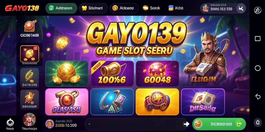 Tampilan menarik dan grafis halus dari gameplay Slot GAYO138.