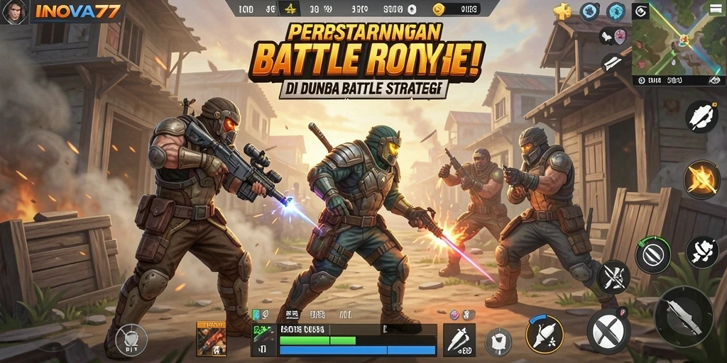 Gameplay seru INOVA77 dengan berbagai mode pertarungan.