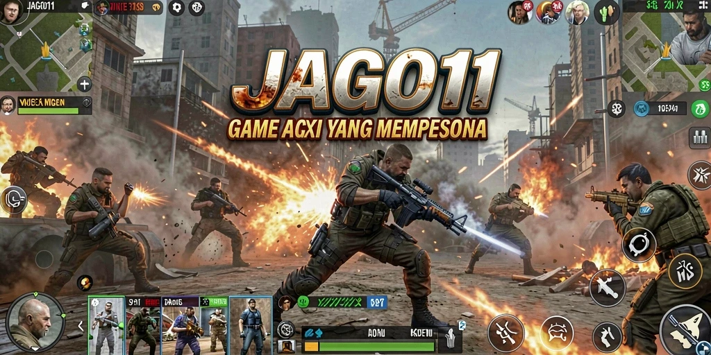 Tampilan gameplay JAGO11 yang penuh aksi dan mendebarkan.
