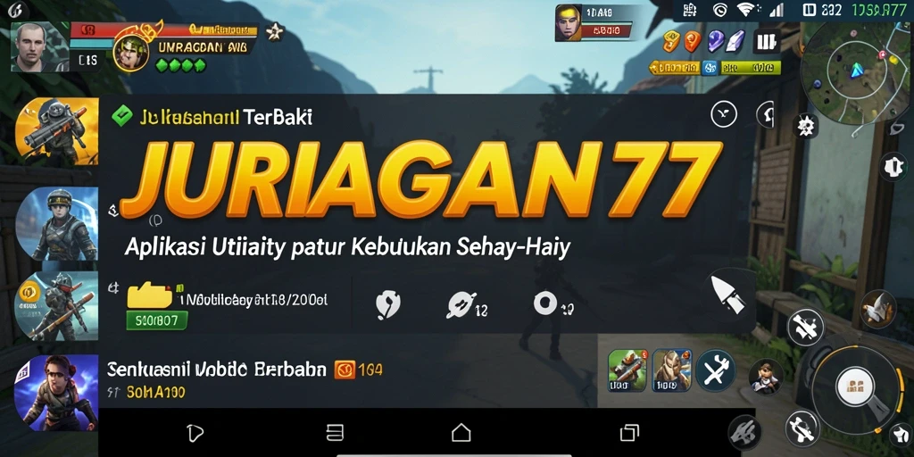 Tampilan antarmuka JURAGAN77 yang simpel dan efisien.