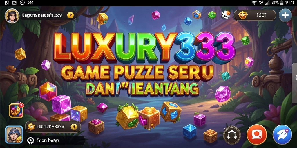 Screenshot LUXURY333 menampilkan gameplay Puzzle yang mendebarkan.