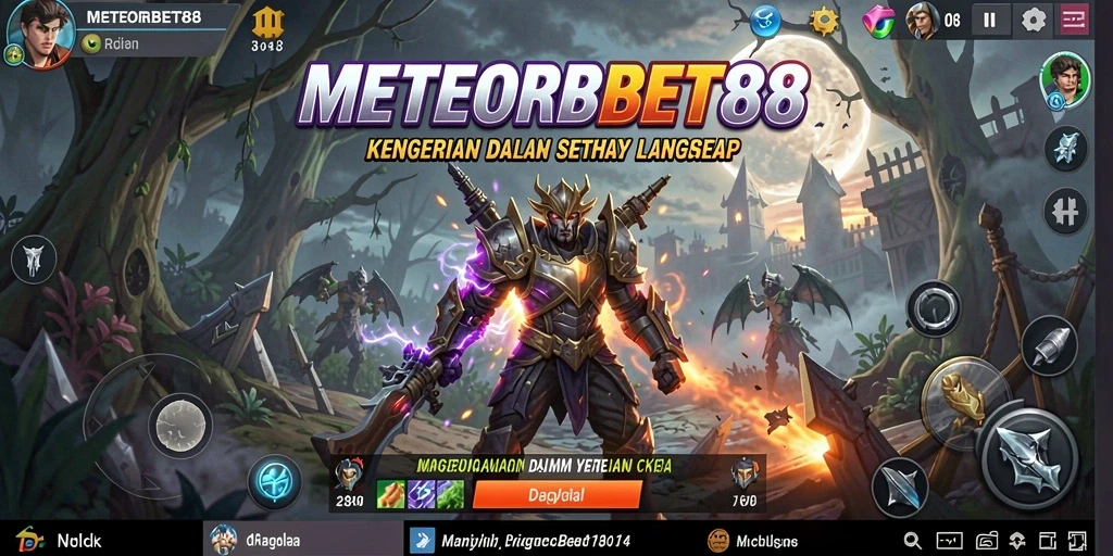 Tangkapan layar gameplay menampilkan suasana Horror yang menyeramkan