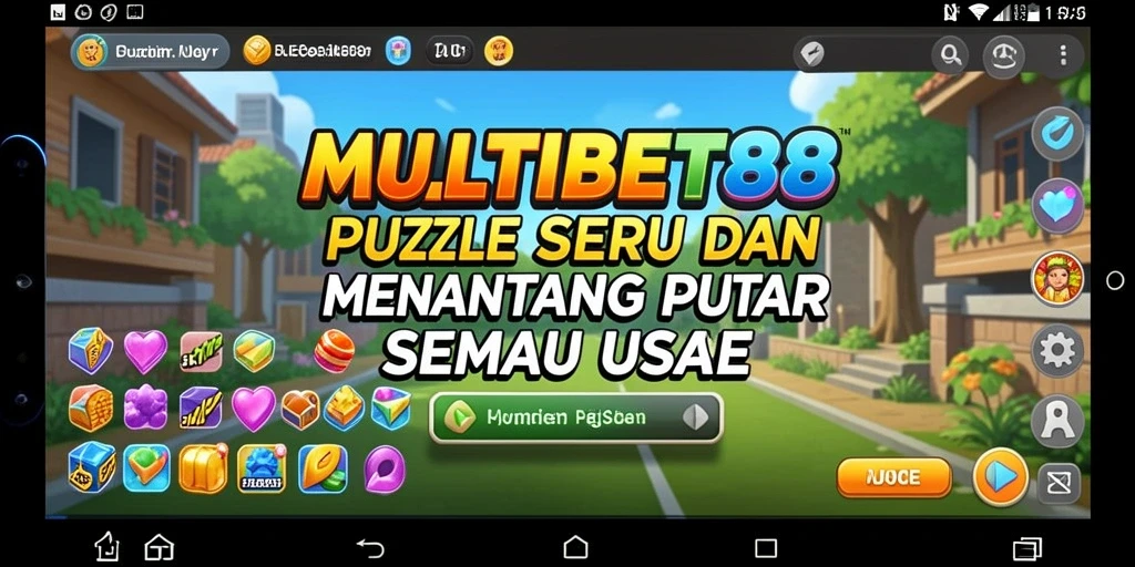Tampilan gameplay MULTIBET88 yang menarik dan penuh warna.