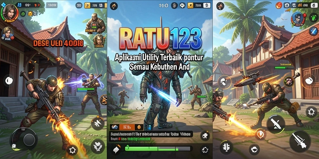 Tangkapan layar RATU123 menunjukkan fitur-fitur Utility yang bermanfaat.