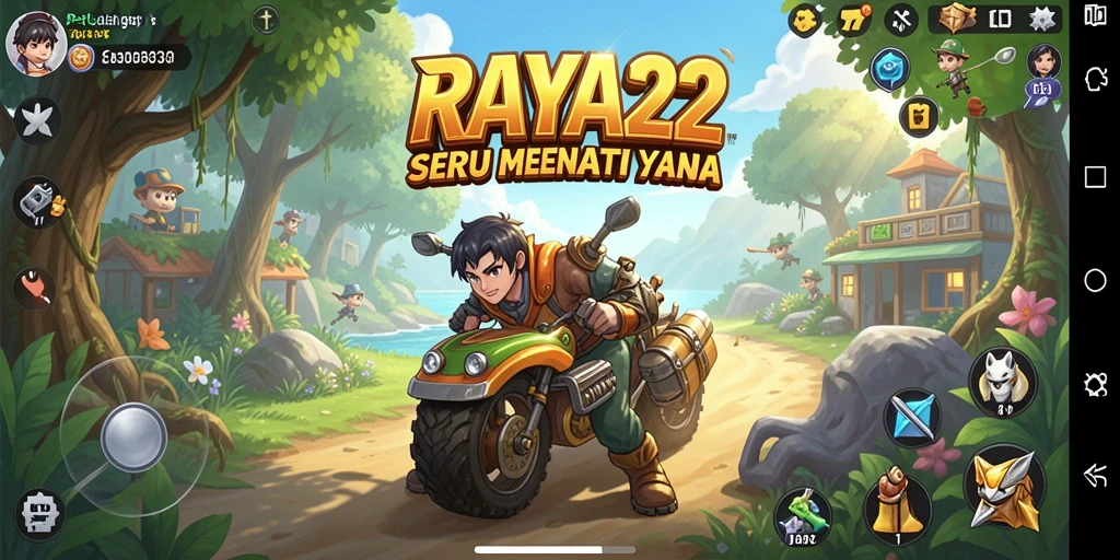 Tangkapan layar menunjukkan karakter menjelajahi hutan penuh misteri.