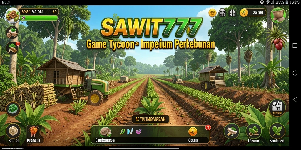 Gameplay menarik dalam membangun perkebunan sawit yang sukses.
