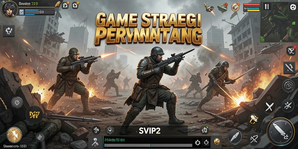 Tampilan gameplay menarik dari SVIP2 yang menunjukkan pertempuran strategis.