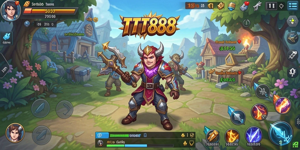 Tampilan dinamis dari gameplay TTT888 yang memikat.