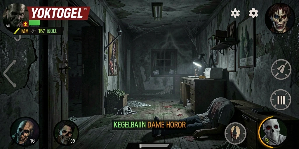 Gameplay menegangkan yang penuh dengan kegelapan dan misteri.